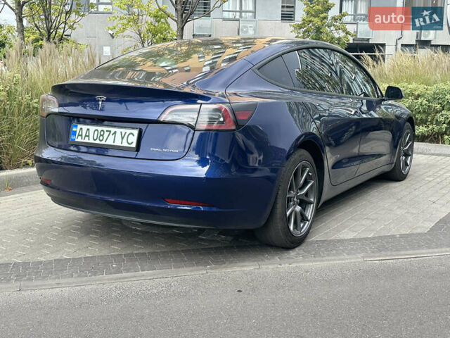 Синій Тесла Модель 3, об'ємом двигуна 0 л та пробігом 52 тис. км за 24200 $, фото 2 на Automoto.ua