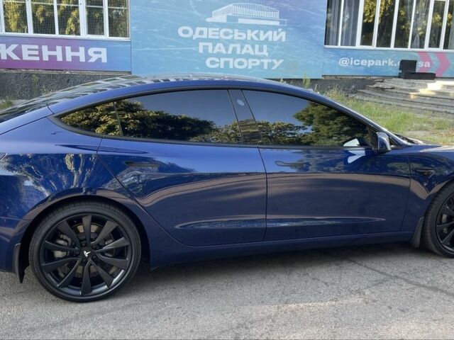 Синий Тесла Модель 3, объемом двигателя 0 л и пробегом 35 тыс. км за 30000 $, фото 3 на Automoto.ua