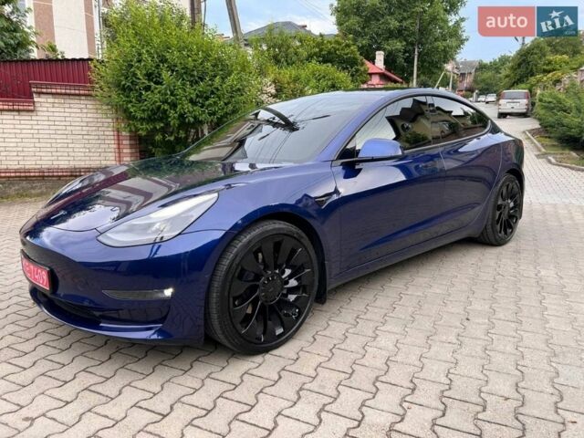 Синій Тесла Модель 3, об'ємом двигуна 0 л та пробігом 176 тис. км за 17900 $, фото 1 на Automoto.ua