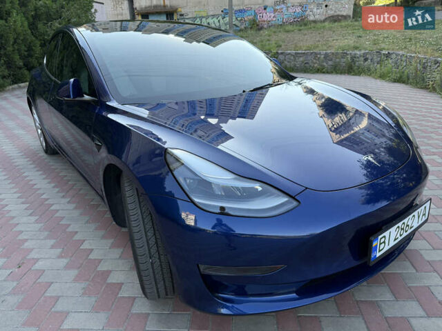 Тесла Модель 3 2022 в Днепре (Днепропетровске) на Automoto.ua Синий Тесла Модель 3, объемом двигателя 0 л и пробегом 25 тыс. км за 21200 $, фото 19 на Automoto.ua