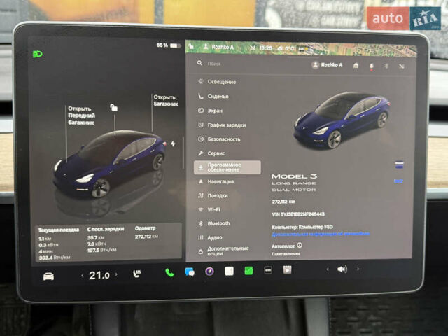 Синий Тесла Модель 3, объемом двигателя 0 л и пробегом 272 тыс. км за 16800 $, фото 48 на Automoto.ua