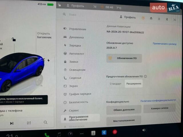 Синій Тесла Модель 3, об'ємом двигуна 0 л та пробігом 52 тис. км за 24000 $, фото 17 на Automoto.ua