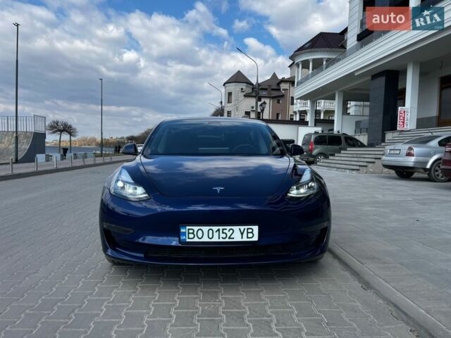 Синій Тесла Модель 3, об'ємом двигуна 0 л та пробігом 21 тис. км за 22500 $, фото 1 на Automoto.ua