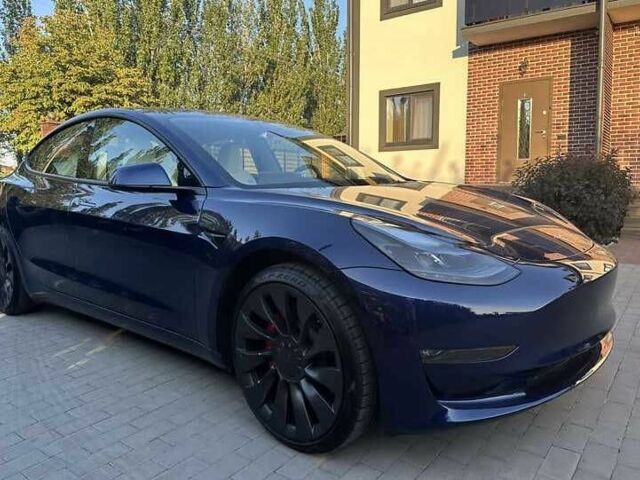 Синій Тесла Модель 3, об'ємом двигуна 0 л та пробігом 35 тис. км за 14660 $, фото 2 на Automoto.ua