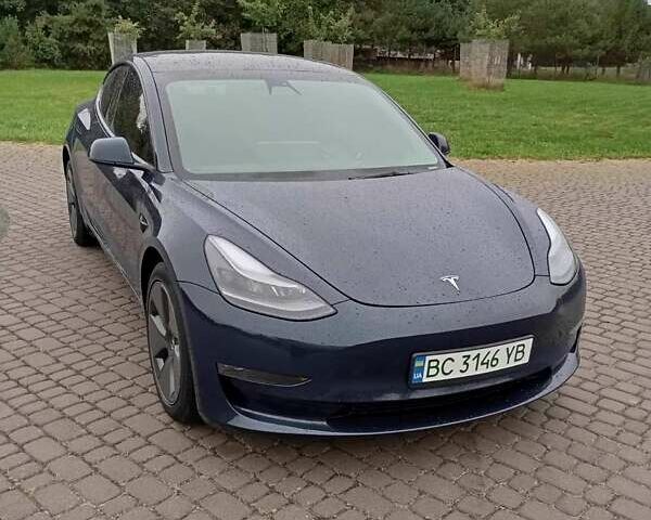Синий Тесла Модель 3, объемом двигателя 0 л и пробегом 10 тыс. км за 22550 $, фото 1 на Automoto.ua