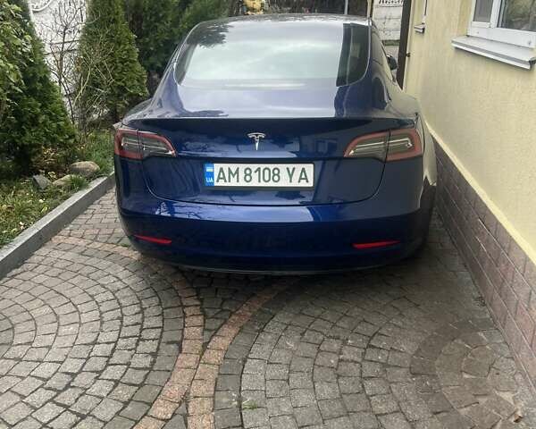 Синій Тесла Модель 3, об'ємом двигуна 0 л та пробігом 29 тис. км за 24000 $, фото 1 на Automoto.ua
