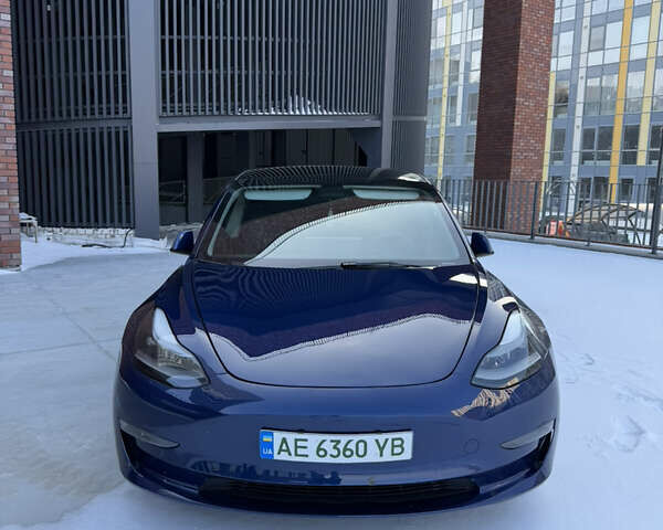 Синий Тесла Модель 3, объемом двигателя 0 л и пробегом 35 тыс. км за 21700 $, фото 2 на Automoto.ua