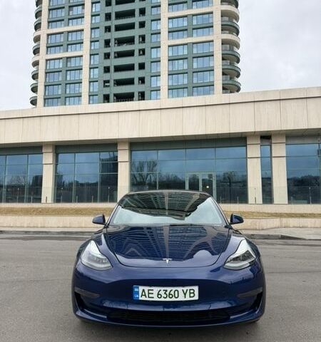 Синий Тесла Модель 3, объемом двигателя 0 л и пробегом 36 тыс. км за 19900 $, фото 1 на Automoto.ua