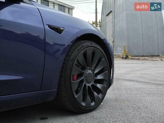 Синий Тесла Модель 3, объемом двигателя 0 л и пробегом 37 тыс. км за 24900 $, фото 17 на Automoto.ua