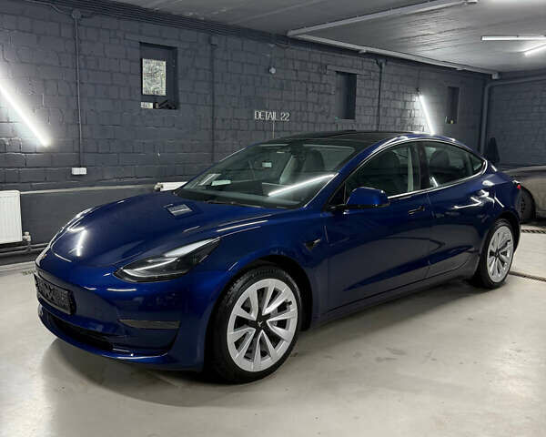 Синій Тесла Модель 3, об'ємом двигуна 0 л та пробігом 45 тис. км за 20990 $, фото 1 на Automoto.ua