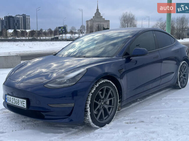 Синий Тесла Модель 3, объемом двигателя 0 л и пробегом 104 тыс. км за 18900 $, фото 3 на Automoto.ua