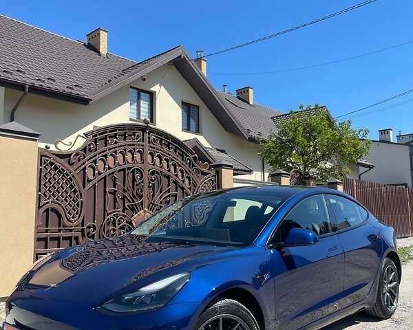 Синий Тесла Модель 3, объемом двигателя 0 л и пробегом 49 тыс. км за 18600 $, фото 1 на Automoto.ua