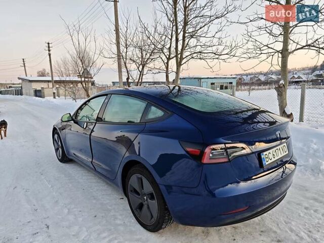 Синий Тесла Модель 3, объемом двигателя 0 л и пробегом 57 тыс. км за 19999 $, фото 3 на Automoto.ua