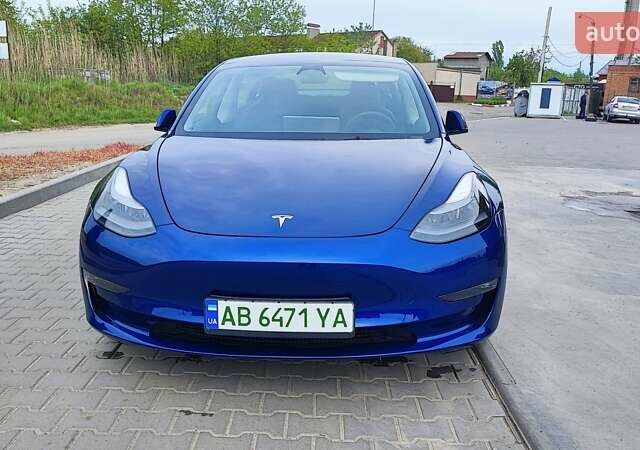 Синий Тесла Модель 3, объемом двигателя 0 л и пробегом 26 тыс. км за 25899 $, фото 1 на Automoto.ua
