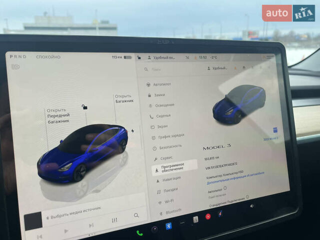 Синий Тесла Модель 3, объемом двигателя 0 л и пробегом 104 тыс. км за 18900 $, фото 27 на Automoto.ua