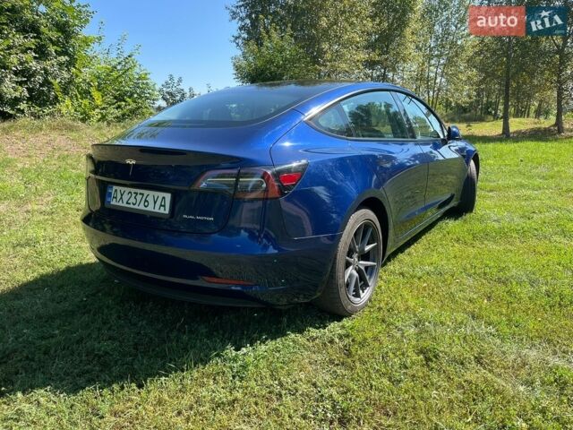 Синій Тесла Модель 3, об'ємом двигуна 0 л та пробігом 92 тис. км за 21500 $, фото 4 на Automoto.ua