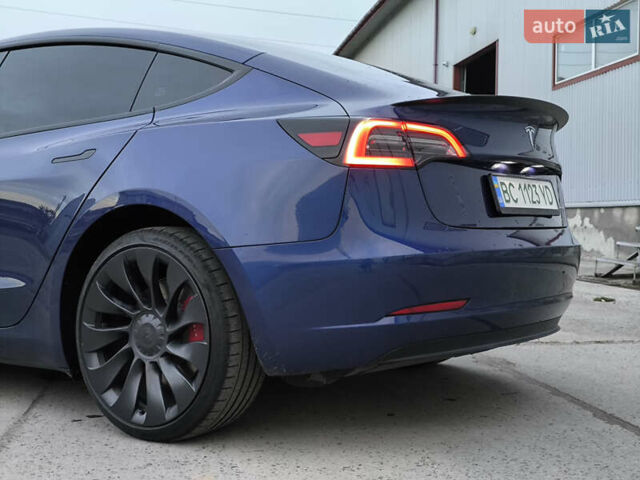 Синий Тесла Модель 3, объемом двигателя 0 л и пробегом 37 тыс. км за 24900 $, фото 15 на Automoto.ua