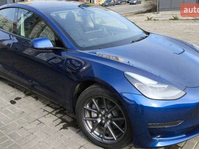 Синий Тесла Модель 3, объемом двигателя 0 л и пробегом 23 тыс. км за 19000 $, фото 1 на Automoto.ua