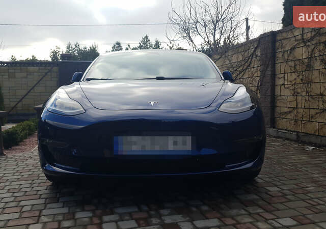 Синий Тесла Модель 3, объемом двигателя 0 л и пробегом 3 тыс. км за 29500 $, фото 1 на Automoto.ua