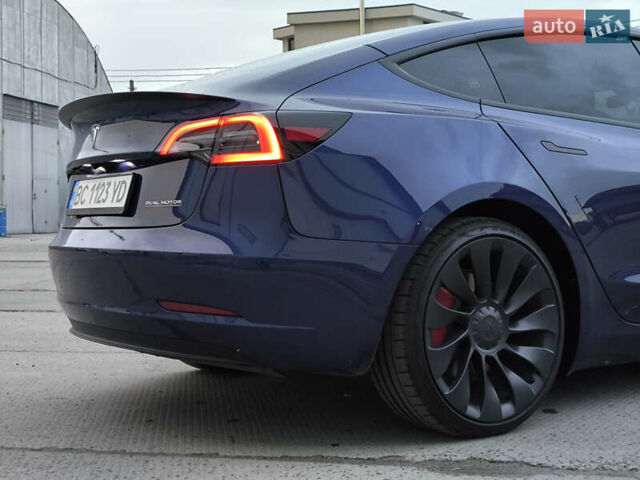 Синий Тесла Модель 3, объемом двигателя 0 л и пробегом 37 тыс. км за 24900 $, фото 13 на Automoto.ua