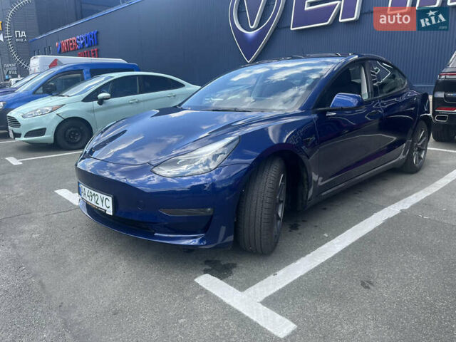 Синий Тесла Модель 3, объемом двигателя 0 л и пробегом 29 тыс. км за 21500 $, фото 1 на Automoto.ua