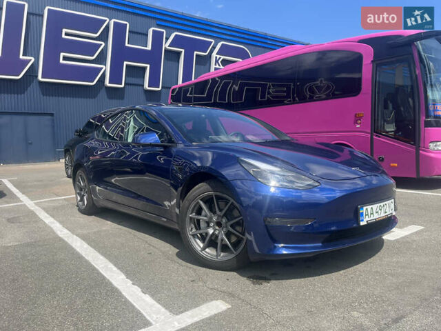 Синий Тесла Модель 3, объемом двигателя 0 л и пробегом 29 тыс. км за 21500 $, фото 2 на Automoto.ua