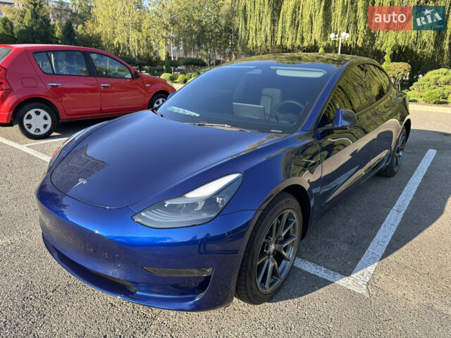 Синий Тесла Модель 3, объемом двигателя 0 л и пробегом 9 тыс. км за 25500 $, фото 1 на Automoto.ua