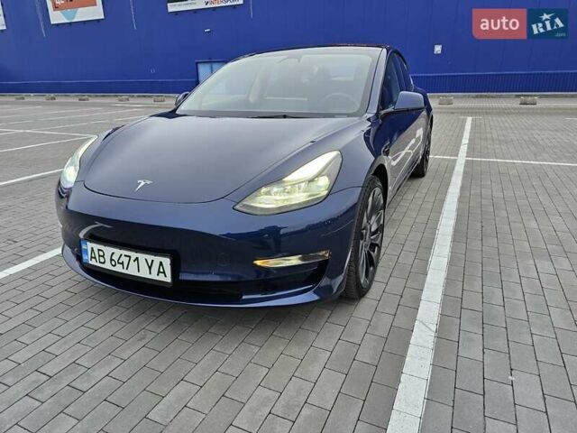 Синий Тесла Модель 3, объемом двигателя 0 л и пробегом 23 тыс. км за 26449 $, фото 3 на Automoto.ua