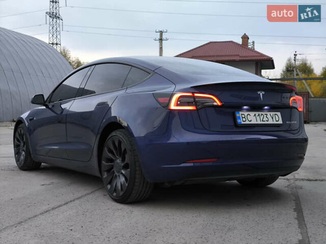 Синий Тесла Модель 3, объемом двигателя 0 л и пробегом 37 тыс. км за 24900 $, фото 10 на Automoto.ua