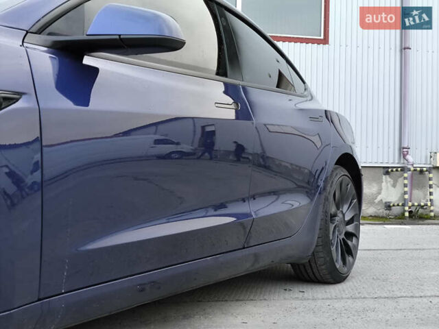 Синий Тесла Модель 3, объемом двигателя 0 л и пробегом 37 тыс. км за 24900 $, фото 16 на Automoto.ua