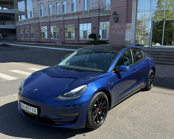 Синій Тесла Модель 3, об'ємом двигуна 0 л та пробігом 45 тис. км за 24500 $, фото 1 на Automoto.ua