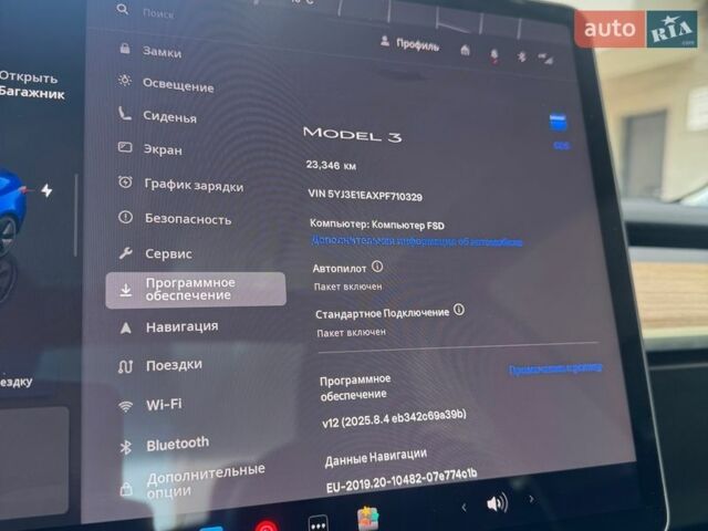 Синій Тесла Модель 3, об'ємом двигуна 0 л та пробігом 23 тис. км за 21000 $, фото 10 на Automoto.ua