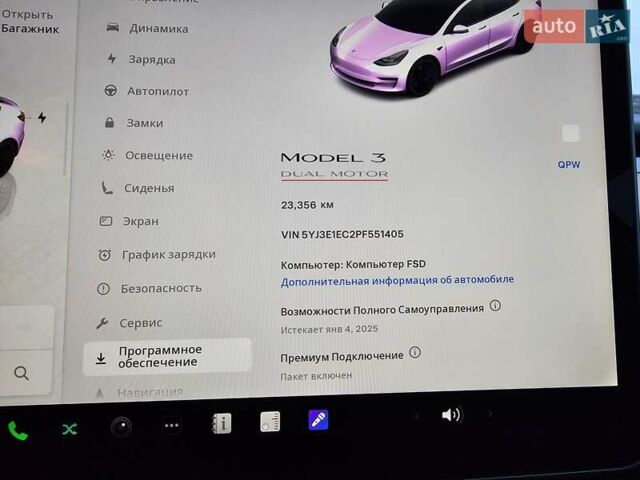 Синий Тесла Модель 3, объемом двигателя 0 л и пробегом 23 тыс. км за 26449 $, фото 45 на Automoto.ua