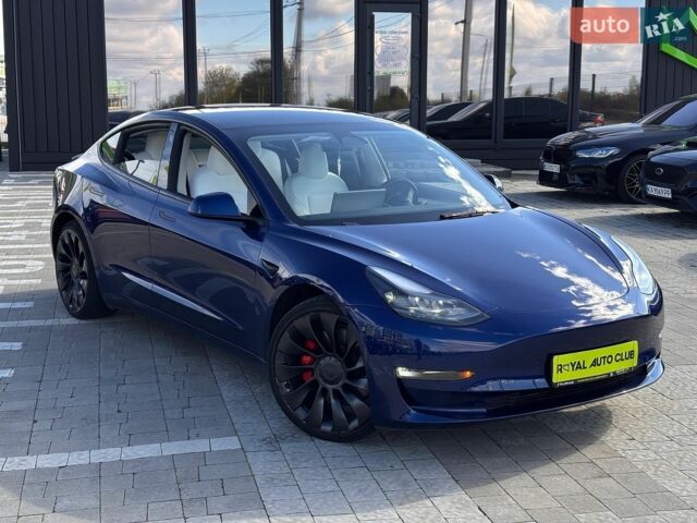 Синий Тесла Модель 3, объемом двигателя 0 л и пробегом 62 тыс. км за 23990 $, фото 8 на Automoto.ua