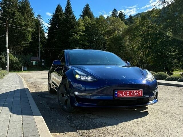 Синий Тесла Модель 3, объемом двигателя 0 л и пробегом 116 тыс. км за 22500 $, фото 2 на Automoto.ua