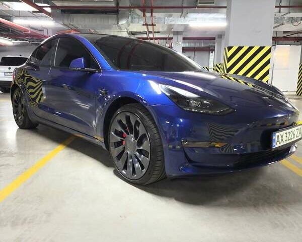 Синій Тесла Модель 3, об'ємом двигуна 0 л та пробігом 8 тис. км за 26999 $, фото 1 на Automoto.ua