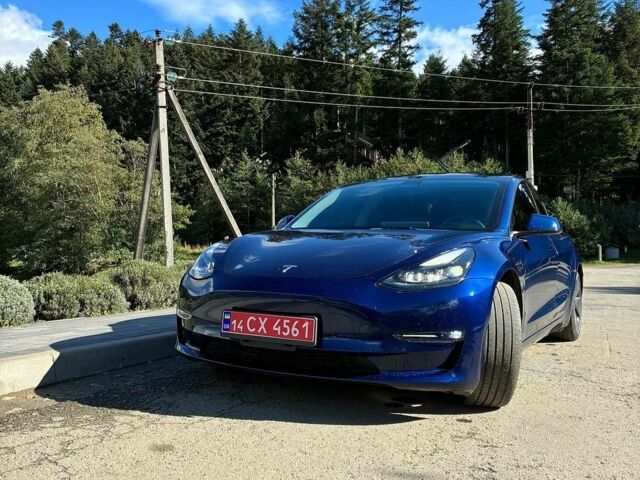 Синий Тесла Модель 3, объемом двигателя 0 л и пробегом 116 тыс. км за 22500 $, фото 1 на Automoto.ua