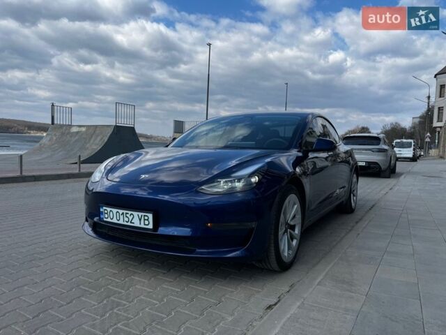 Синій Тесла Модель 3, об'ємом двигуна 0 л та пробігом 21 тис. км за 22500 $, фото 3 на Automoto.ua