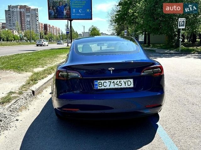 Синий Тесла Модель 3, объемом двигателя 0 л и пробегом 25 тыс. км за 21999 $, фото 5 на Automoto.ua