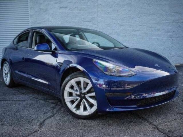 Синий Тесла Модель 3, объемом двигателя 0 л и пробегом 39 тыс. км за 19800 $, фото 2 на Automoto.ua