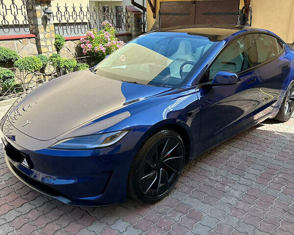 Синий Тесла Модель 3, объемом двигателя 0 л и пробегом 3 тыс. км за 34900 $, фото 6 на Automoto.ua