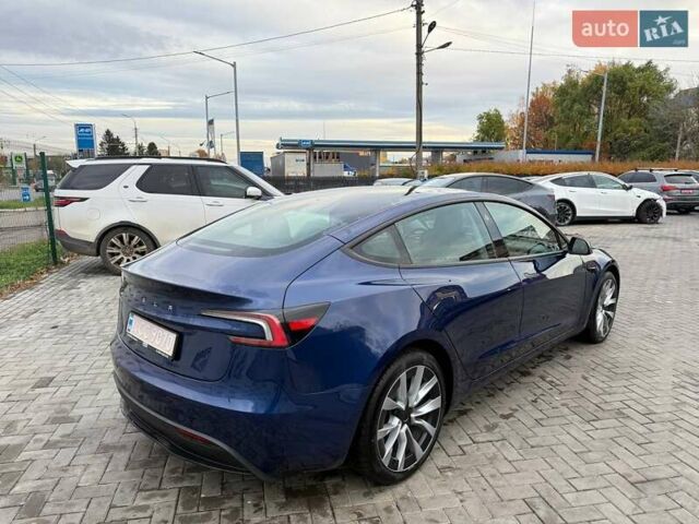 Синій Тесла Модель 3, об'ємом двигуна 0 л та пробігом 1 тис. км за 24900 $, фото 3 на Automoto.ua
