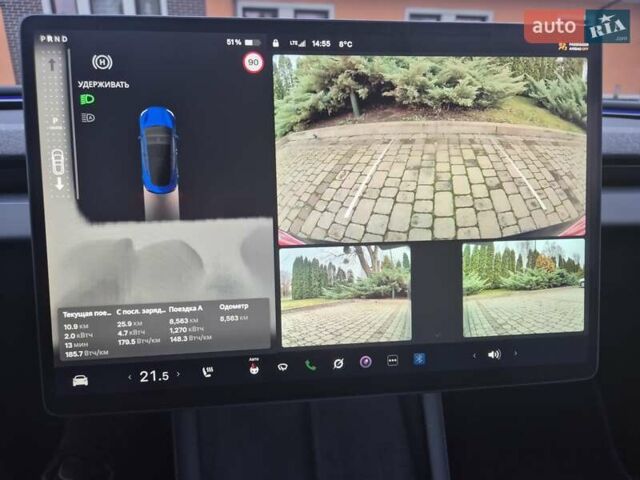 Синий Тесла Модель 3, объемом двигателя 0 л и пробегом 8 тыс. км за 29500 $, фото 17 на Automoto.ua