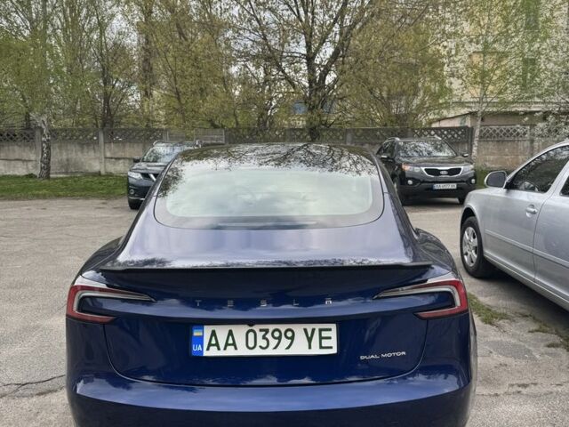 Синий Тесла Модель 3, объемом двигателя 0 л и пробегом 14 тыс. км за 23500 $, фото 4 на Automoto.ua