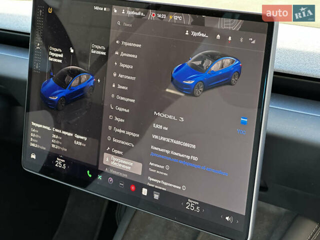 Синий Тесла Модель 3, объемом двигателя 0 л и пробегом 5 тыс. км за 28000 $, фото 8 на Automoto.ua