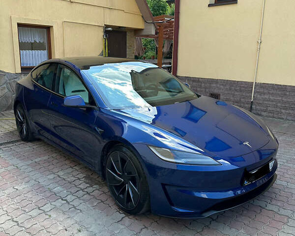 Синий Тесла Модель 3, объемом двигателя 0 л и пробегом 3 тыс. км за 34900 $, фото 5 на Automoto.ua