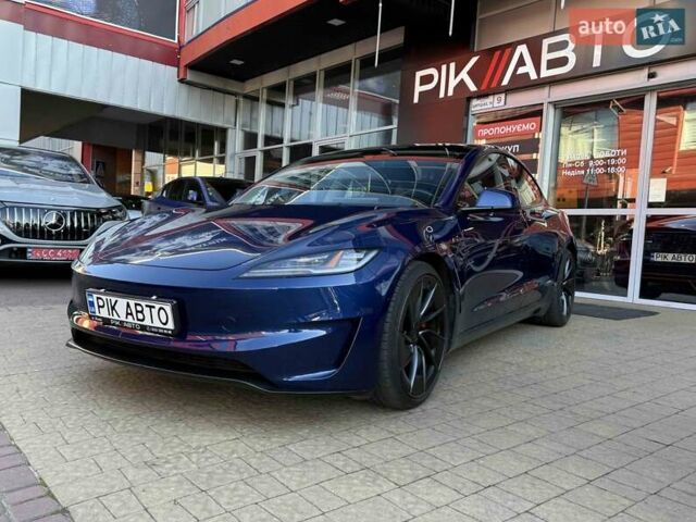Синий Тесла Модель 3, объемом двигателя 0 л и пробегом 6 тыс. км за 39900 $, фото 1 на Automoto.ua
