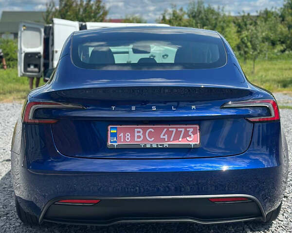 Синий Тесла Модель 3, объемом двигателя 0 л и пробегом 8 тыс. км за 24999 $, фото 6 на Automoto.ua