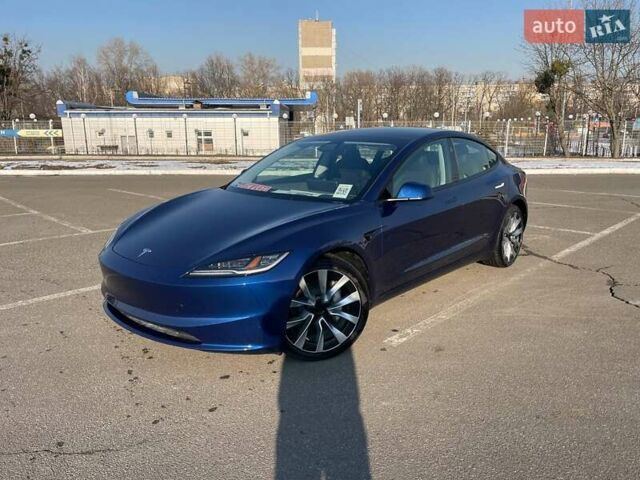 Синий Тесла Модель 3, объемом двигателя 0 л и пробегом 1 тыс. км за 28300 $, фото 2 на Automoto.ua