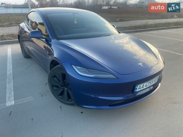 Синій Тесла Модель 3, об'ємом двигуна 0 л та пробігом 27 тис. км за 29000 $, фото 1 на Automoto.ua